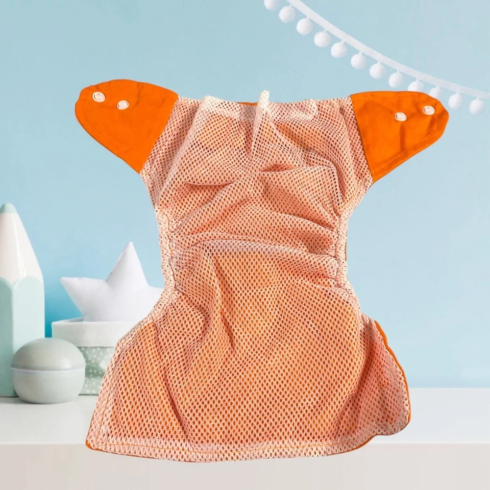 Qianqunui (6) Six Reusable Adjustable Cloth Diaper Covers in Bright Colors